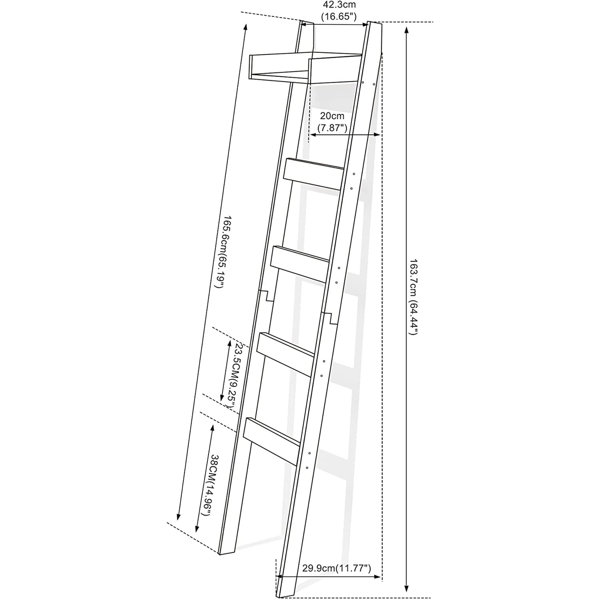 Latitude Run® Versatile 5Tier NonSlip Decorative Ladder Blanket